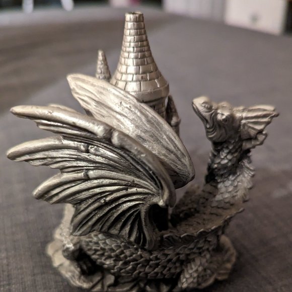 Pewter Dragon Incense Burner - Picture 3 of 3
